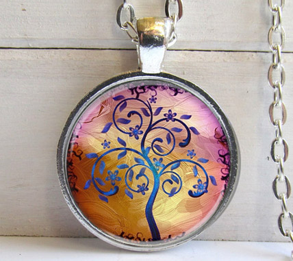 Retiazka s príveskom Strom života - varianta 4