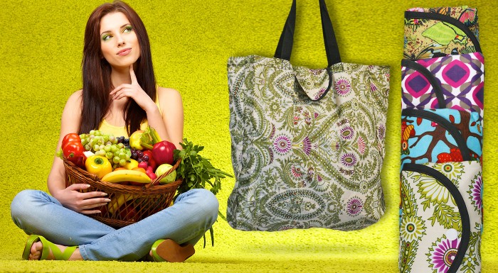 Skladacie nákupné tašky - 2 ks