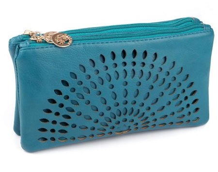 Listová kabelka Mandala - tyrkysová