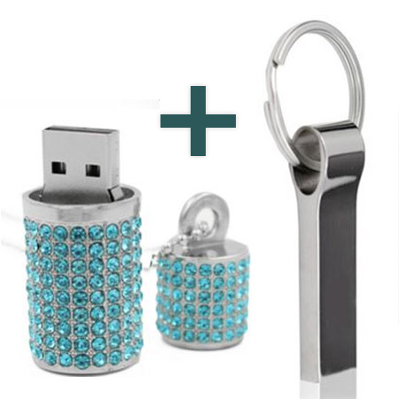 16 GB USB kľúč dámsky 1ks + pánsky 1ks