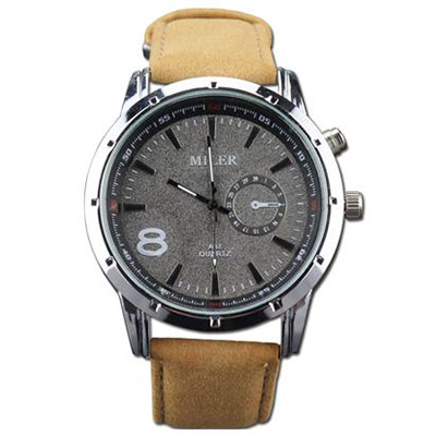 Pánske hodinky značky MILER - béžové