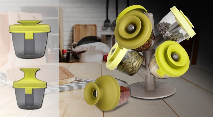 Dizajnové vákuové koreničky - 6 ks v balení