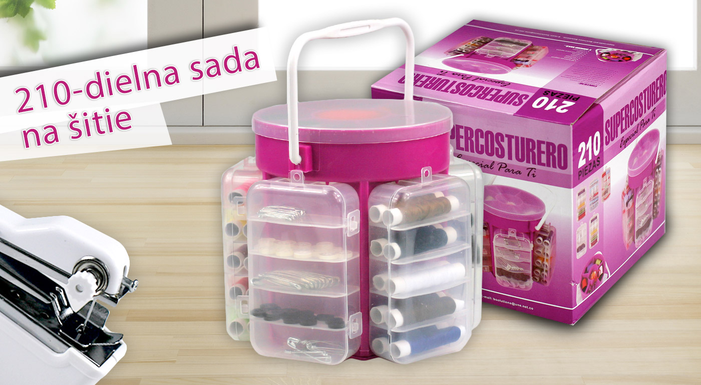210-dielna sada na šitie v praktickom balení