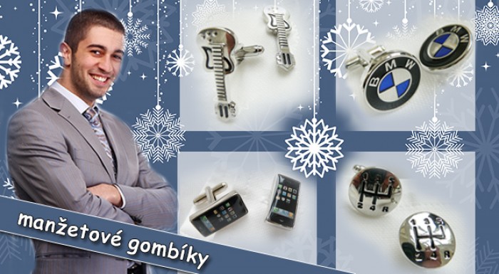 Originálne manžetové gombíky - netradičný darček, ktorý poteší každého muža.