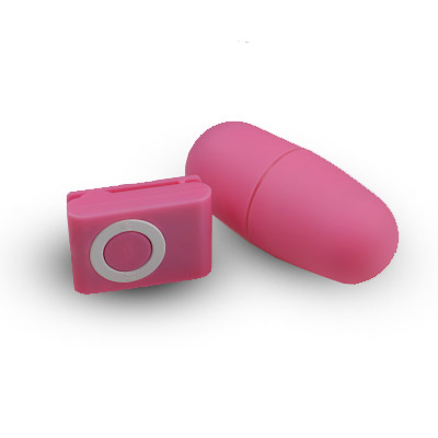 Vibračné vajíčko s diaľkovým ovládaním - ružové