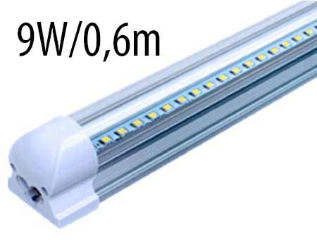 T8 LED trubicové svietidlo 9 W / 0,6 m, studená biela