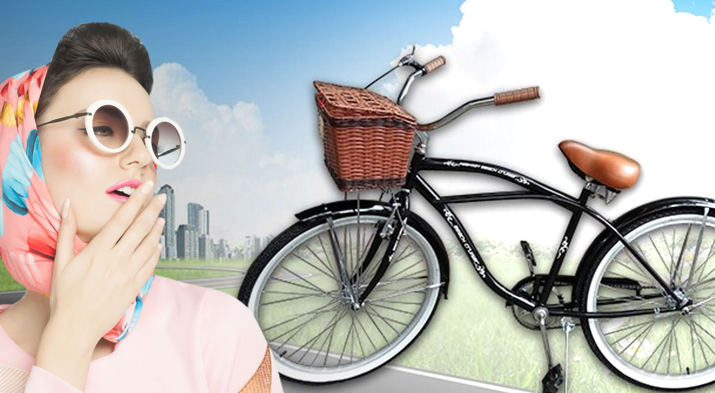 Štýlový retro bicykel