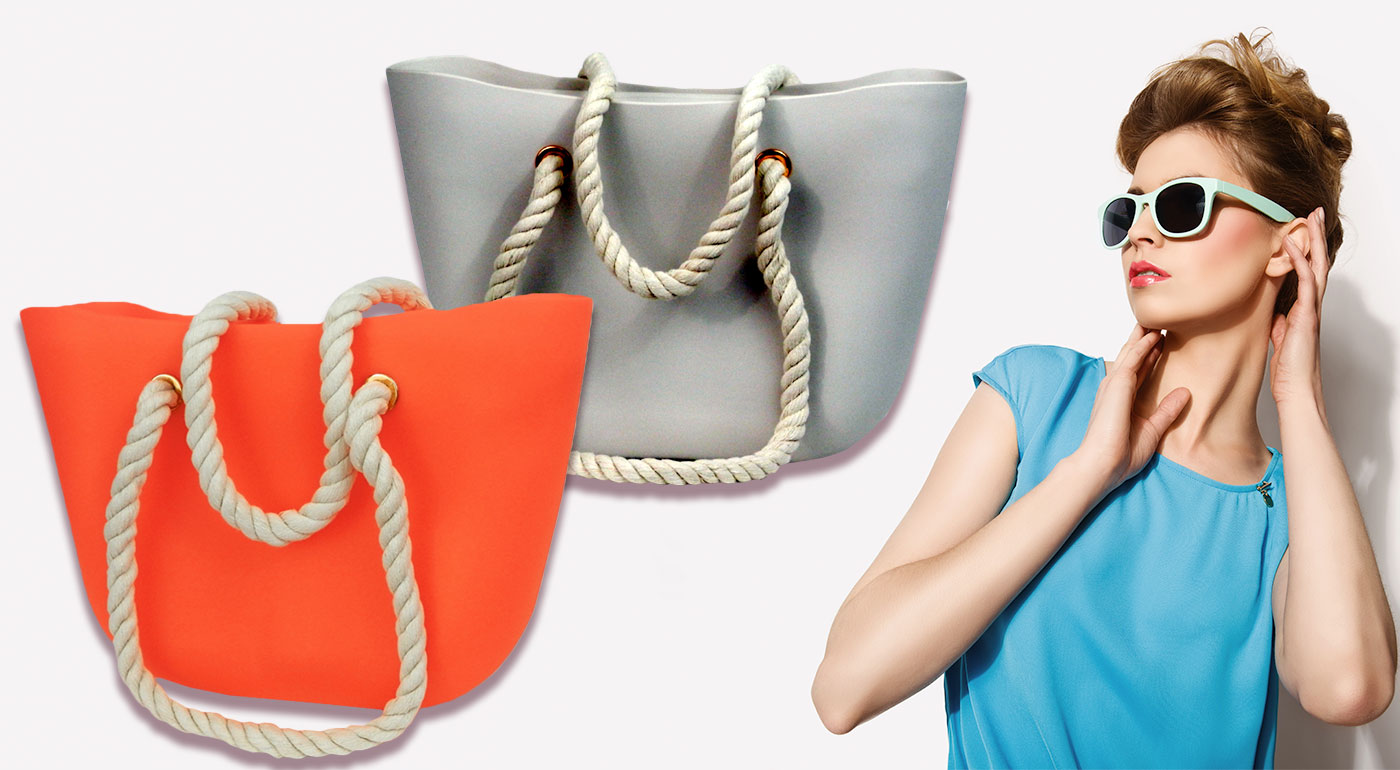 Štýlové dámske silikónové kabelky