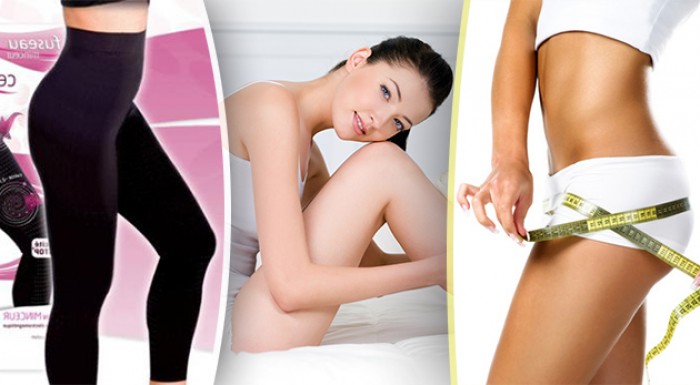 Legíny proti celulitíde s turmalínom. Zoštíhlite si malým trikom svoje problematické partie.