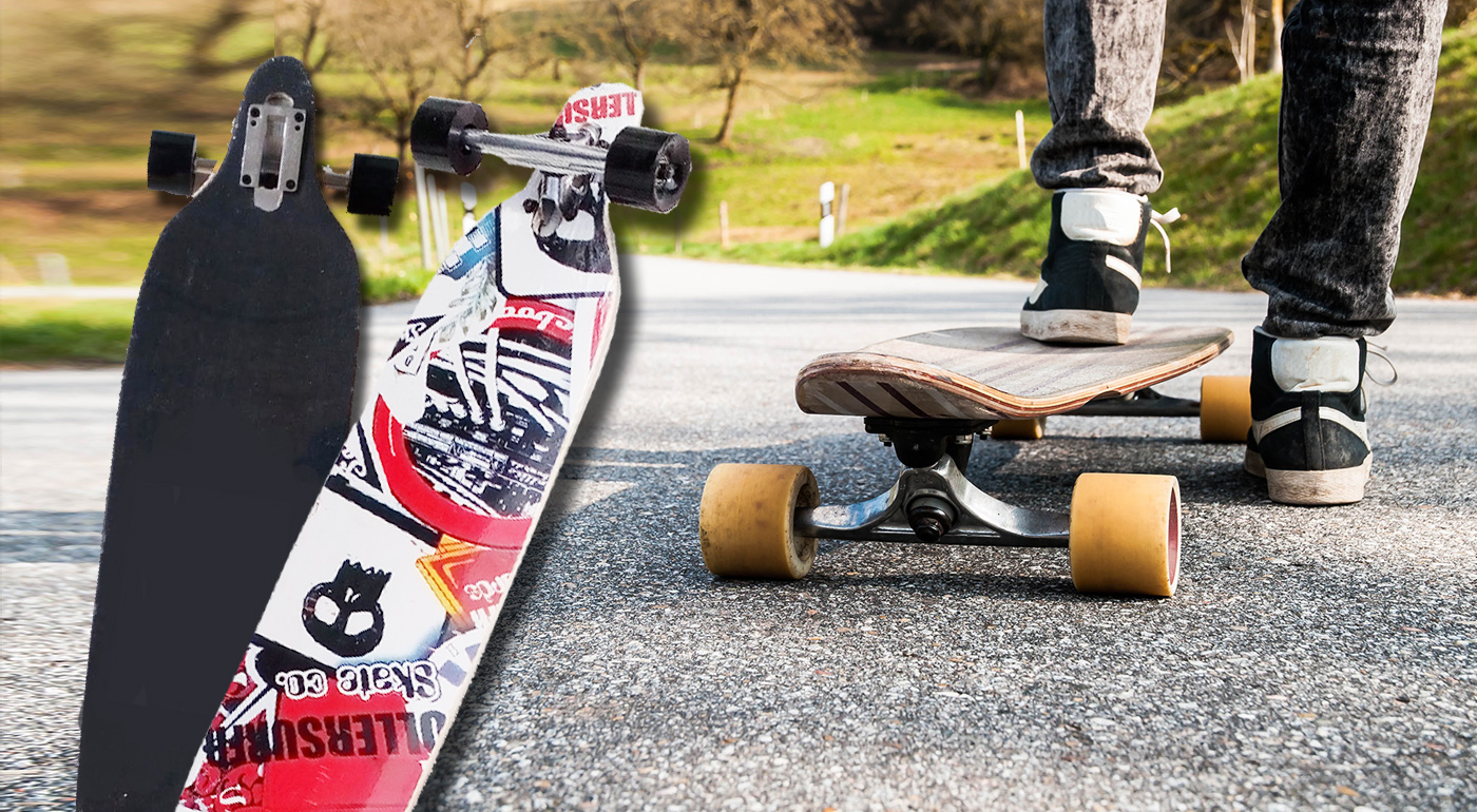 Moderný Longboard Freeride