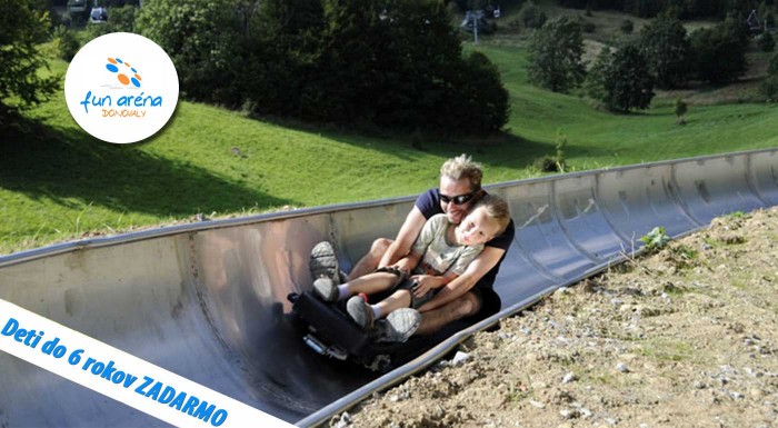 FunAréna Donovaly - jazda lanovkou a bobová dráha