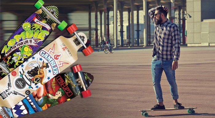 Brázdite ulice s novým štýlovým longboardom