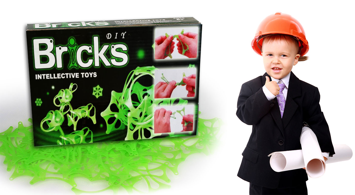 Originálna detská stavebnica DIY Bricks