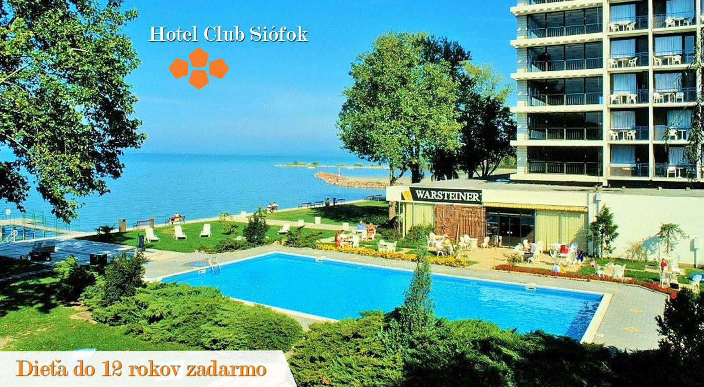 Oddych na brehu Balatonu v Hoteli Siófok