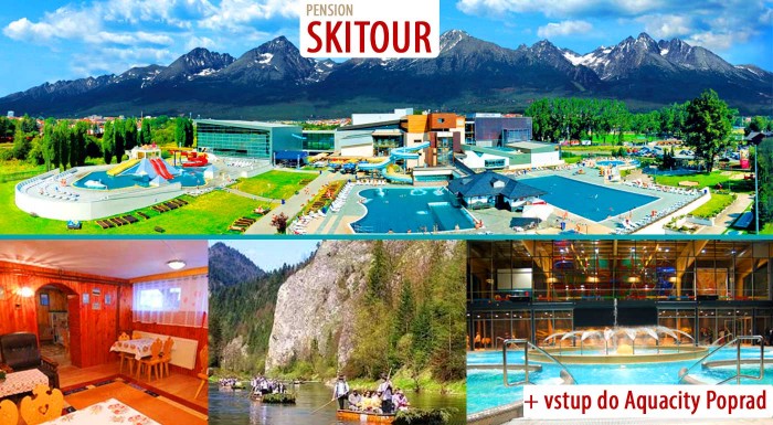 Vysoké Tatry so splavom Dunajca a Aquacity Poprad 
