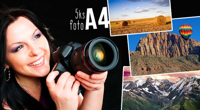 5 fotiek vo formáte A4 alebo A3 s doručením zdarma
