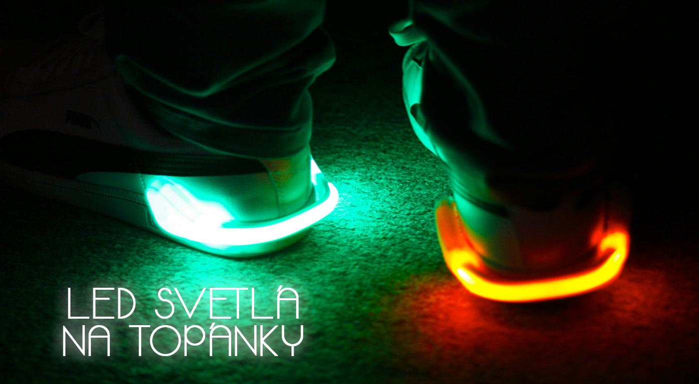 Svietiace topánky s LED svetlami