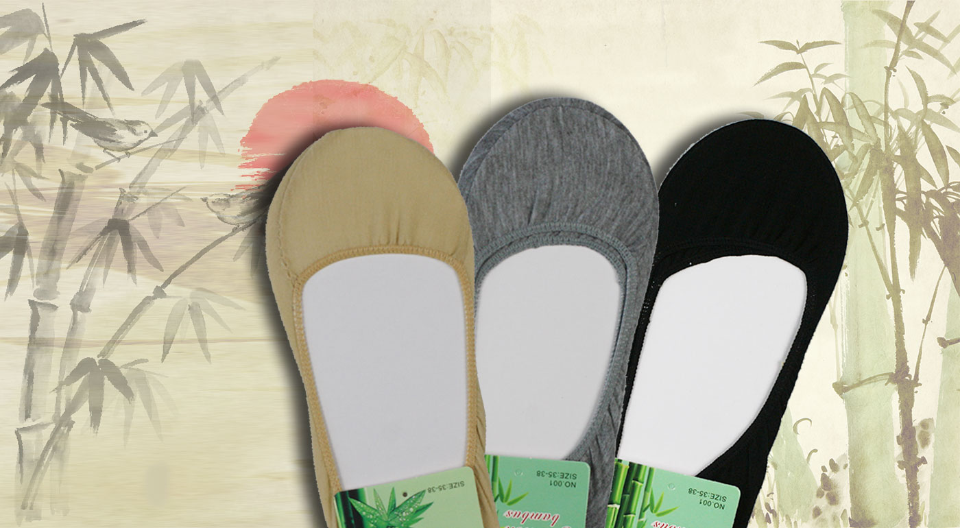 5 párov bambusových ponožiek do balerínok