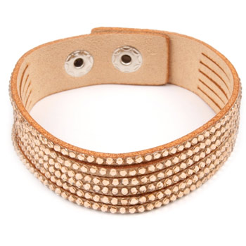 Dámsky náramok s kamienkami - pieskový