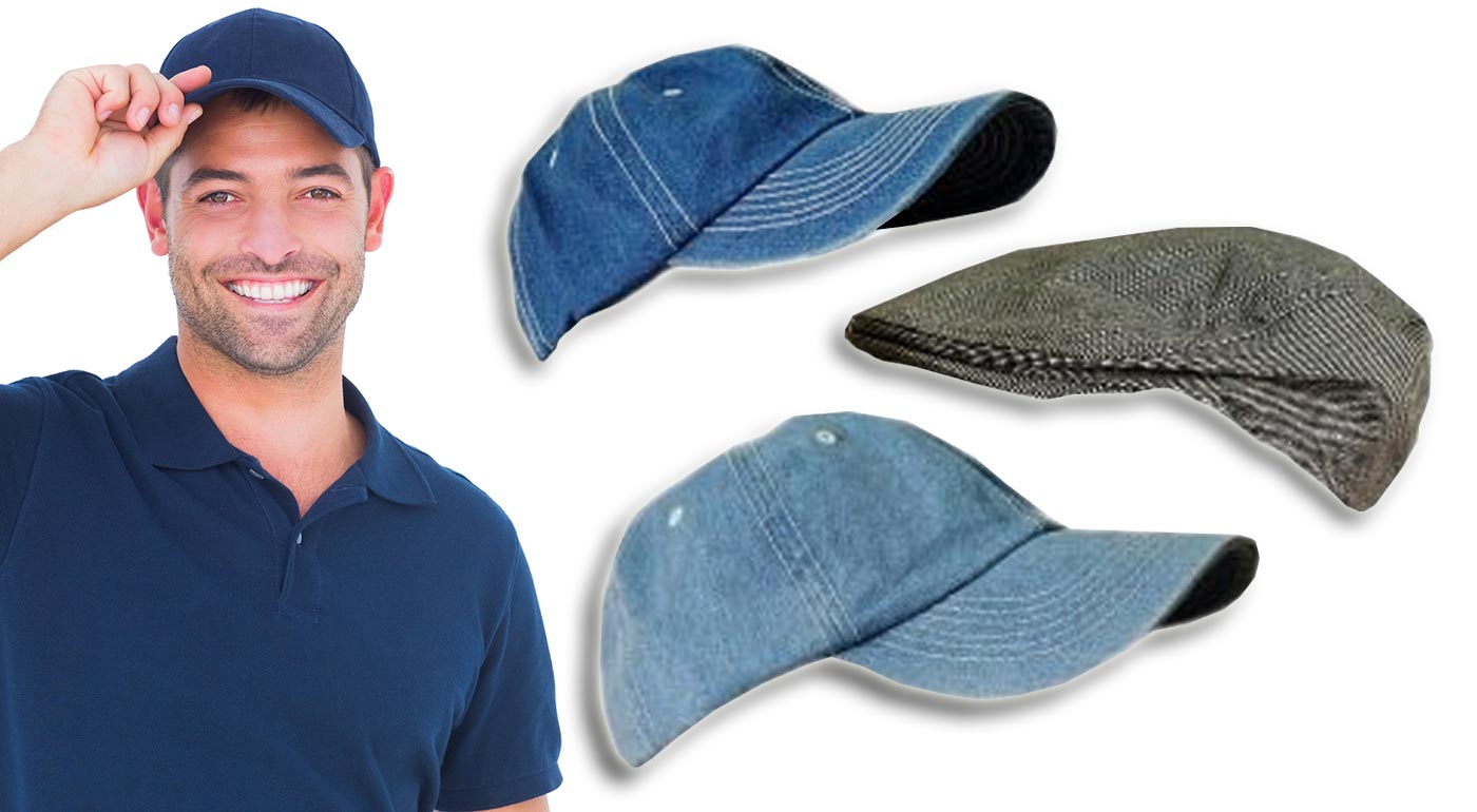 Moderné šiltovky a baretky z rifľoviny