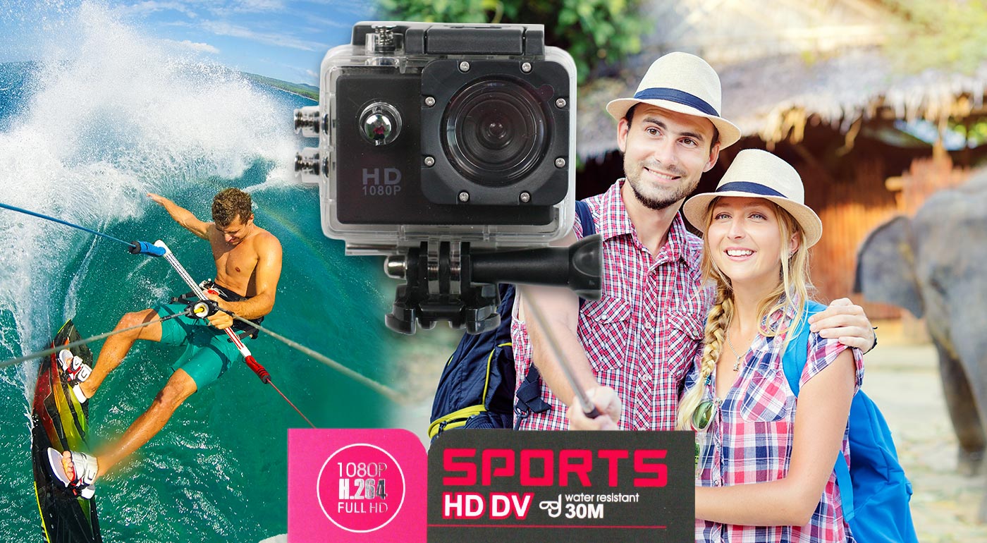 Vodeodolná HD širokouhlá kamera