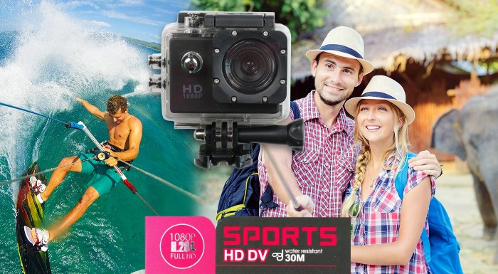 Vodeodolná HD širokouhlá kamera