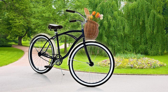 Štýlový retro bicykel