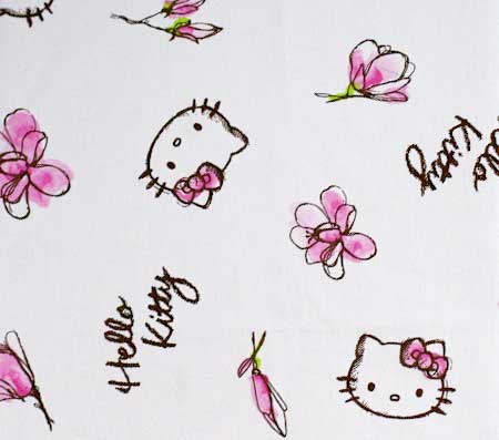 Nepremokavý detský chránič matraca Hello Kitty - vzor 1