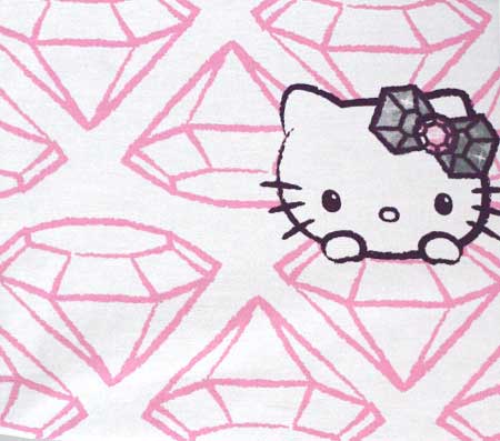 Nepremokavý detský chránič matraca Hello Kitty - vzor 2