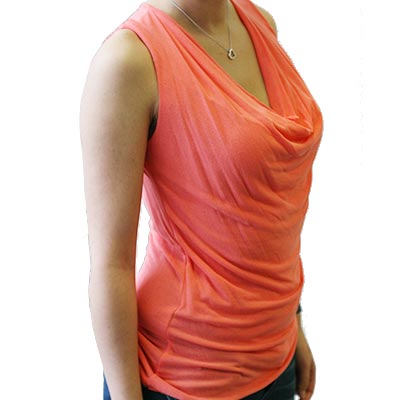 Dámsky top UNI veľkosť - lososová