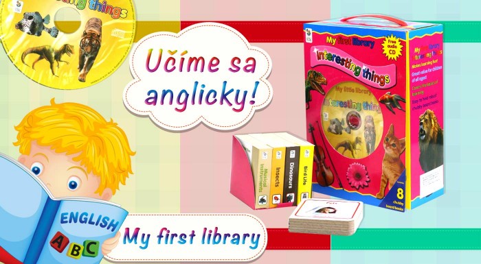 Anglické knihy pre deti s CD