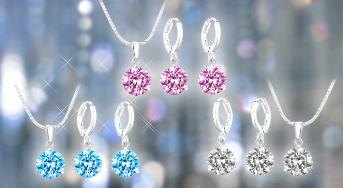 2-dielny set šperkov s českými kryštálmi