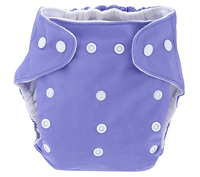 Detská látková eko plienka, farba svetlo fialová + vkladačka