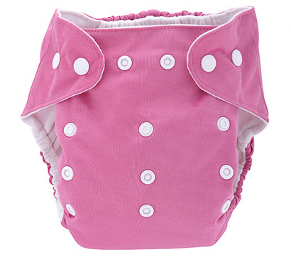 Detská látková eko plienka, farba ružová + vkladačka