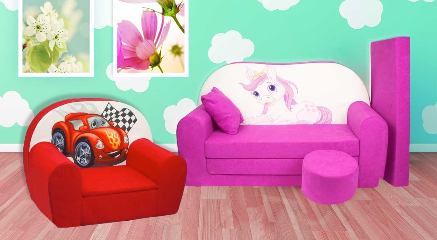 Rozprávkové kreslá do detskej izby