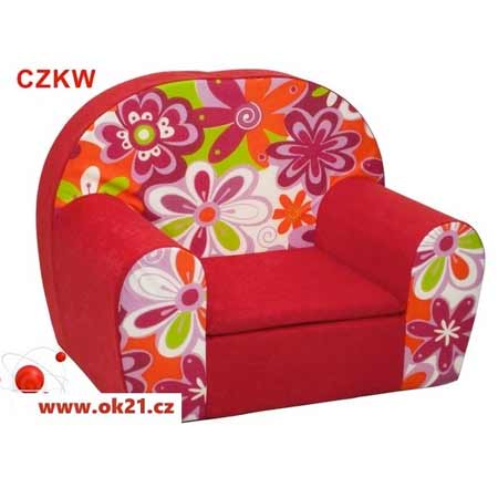 Rozkladacie malé kreslo pre deti - vzor CZKW