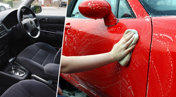 Umytie exteriéru a interiéru vozidla za akciovú cenu.