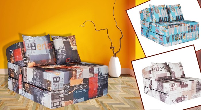 Praktické rozkladacie kreslo