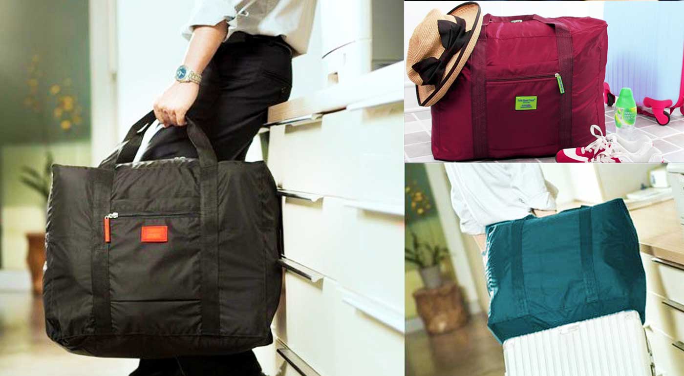 Priestranná skladacia cestovná taška 