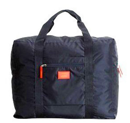 Veľká skladacia cestovná taška Simone - farba čierna