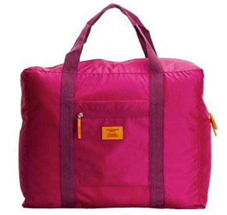 Veľká skladacia cestovná taška Simone - farba červená