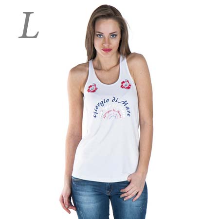 Dámske tielko Giorgio Di Mare: biele veľkosť L