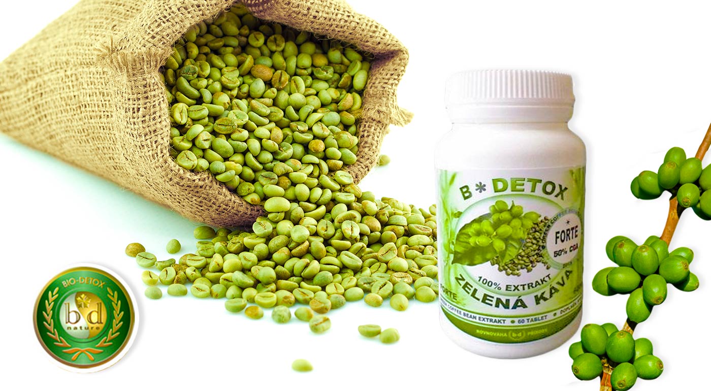 Zelená káva na chudnutie v tabletkách