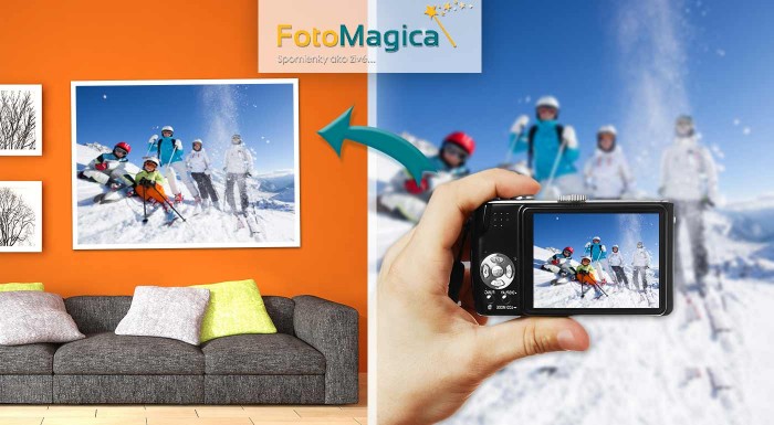 Fotoobraz na maliarskom plátne