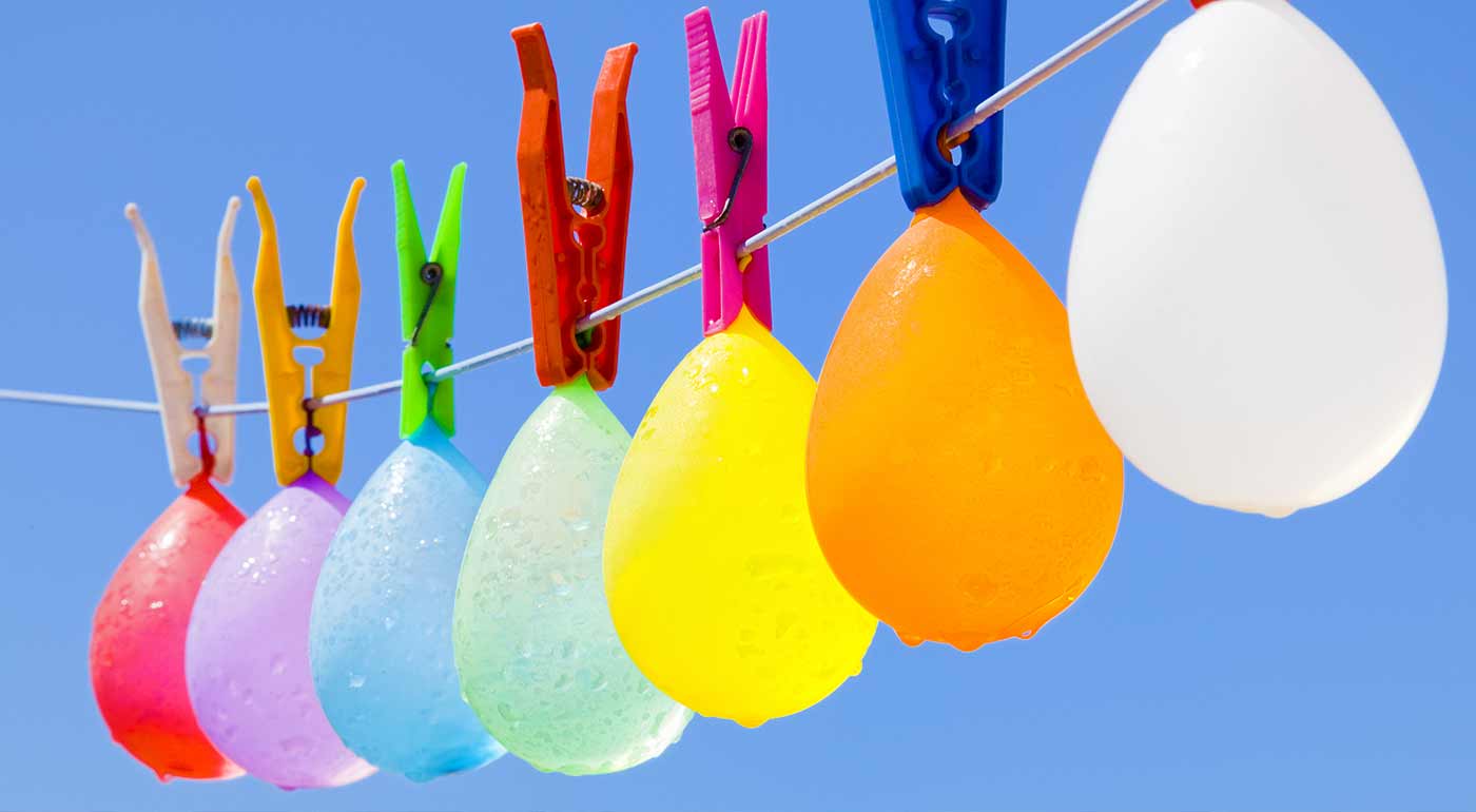 Sada na letnú bitku s vodnými balónmi