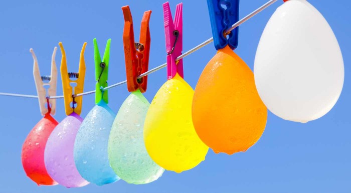 Sada na letnú bitku s vodnými balónmi