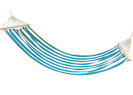 Hojdacia sieť Slowday pre 1 osobu - farba modro-biela