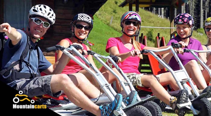 Jazda na downhillovej trojkolke v Bratislave