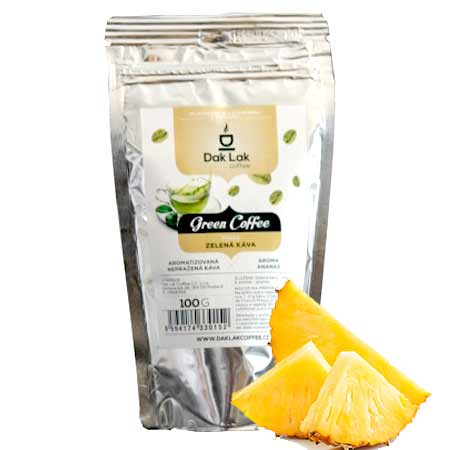 BIO zelená káva (100g) - príchuť ananás