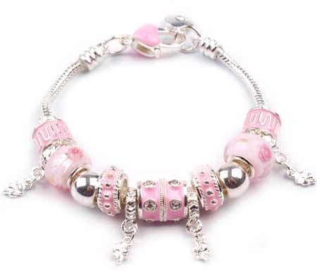 Náramok LOOP - farba svetloružová